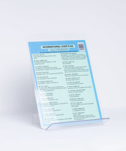 ELCOME RYA - Cockpit Card - International Code Signal Flags - GP532