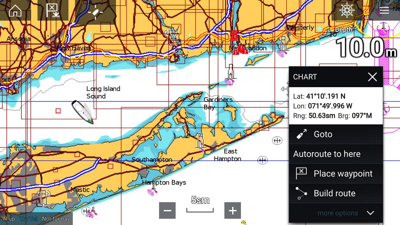 ELCOME Raymarine Navionics - Dock-to-dock Autorouting Screenshot