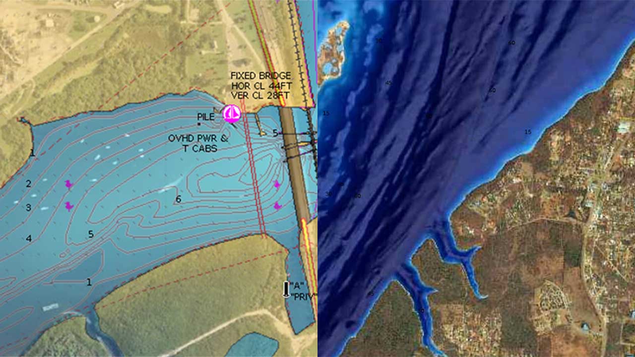 ELCOME Navionics - Platinum+ Satellite Overlay and SonarChart Shading feature