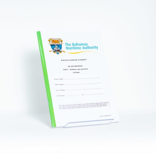 ELCOME - Bahamas Oil Record Book Part 1 - Machinery Space Operations (All Ships) - Rev.05 2017 - CNP-LB0123-0