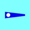 Signal Flags Numeral Pennants No. "2" Two Bunting | 2 Numeral Pennants Large Signal Flags Numeral Pennants No. "2" Two Bunting