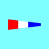 Signal Flags Numeral Pennants No. "3" Three Bunting | 3 Numeral Pennants Large Signal Flags Numeral Pennants No. "3" Three Bunting