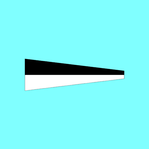 Signal Flags Numeral Pennants No. "6" Six Bunting
