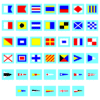 International Code of Signals Set of 40 Flags