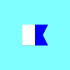 Signal Flags Bunting Alphabet "A" Alfa