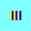 Signal Flags Bunting Alphabet "G" Golf