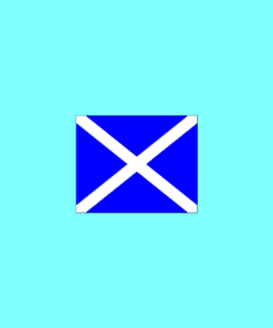 Signal Flags Bunting Alphabet "M" Mike