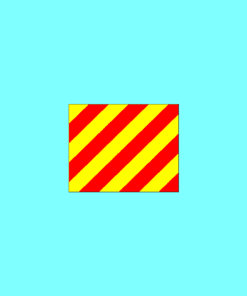 Signal Flags Bunting Alphabet "Y" Yankee