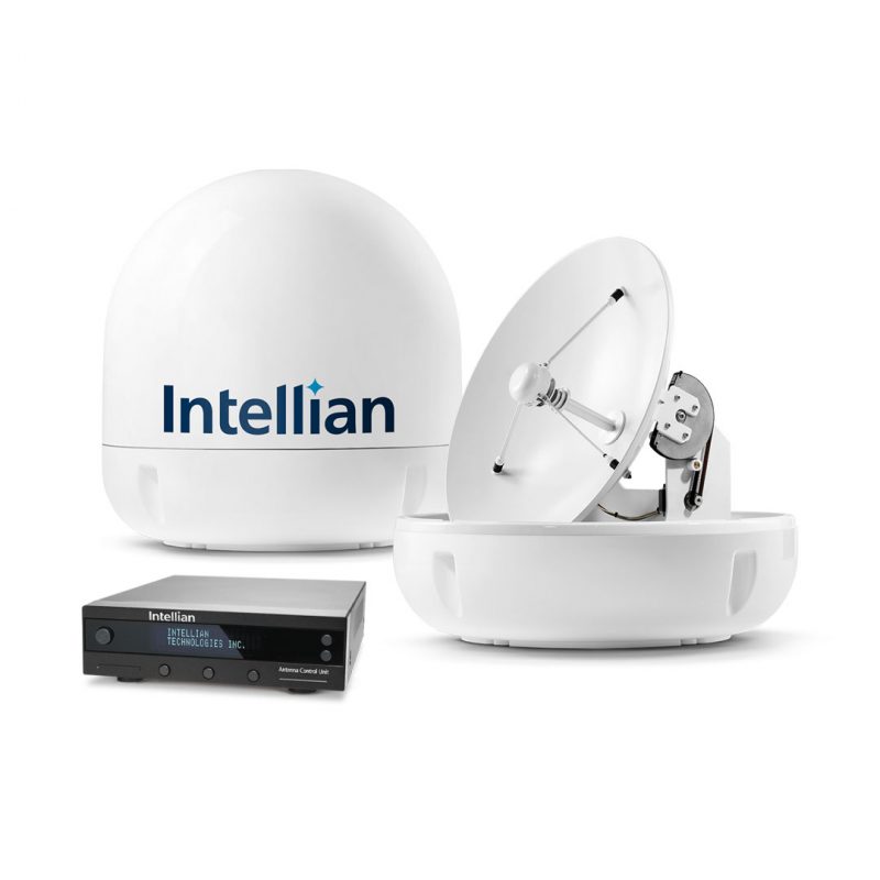 ELCOME Intellian i6P Marine Satellite TV Antenna System - Group