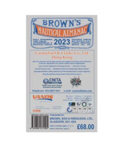 ELCOME Brown Son Ferguson Browns Nautical Almanac 2023 GP340-23 1080px