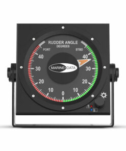 ELCOME Marine Data MD67RDI Weatherproof Dial Rudder Angle Indicator Front