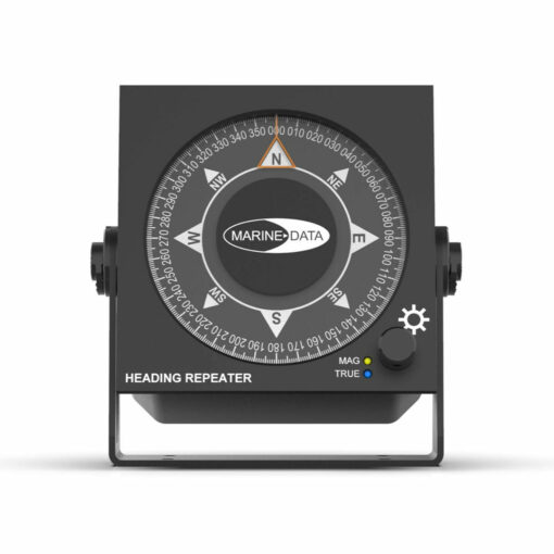 ELCOME Marine Data MD77HRB Dial Compass Heading Repeater Display Front